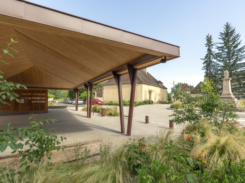 Requalification d&rsquo;un centre bourg – Place Henri Dureault